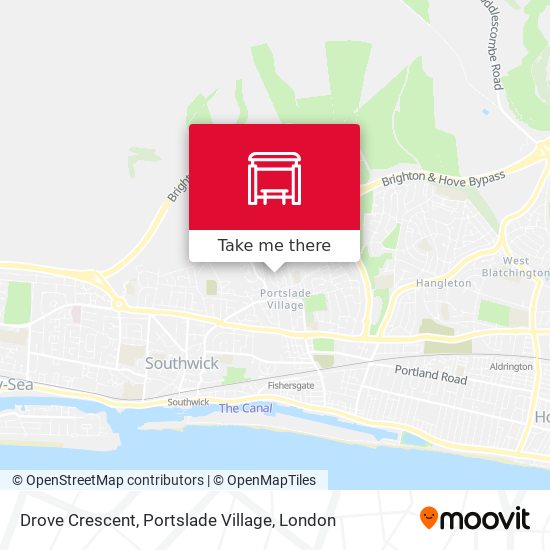 Drove Crescent, Portslade Village map