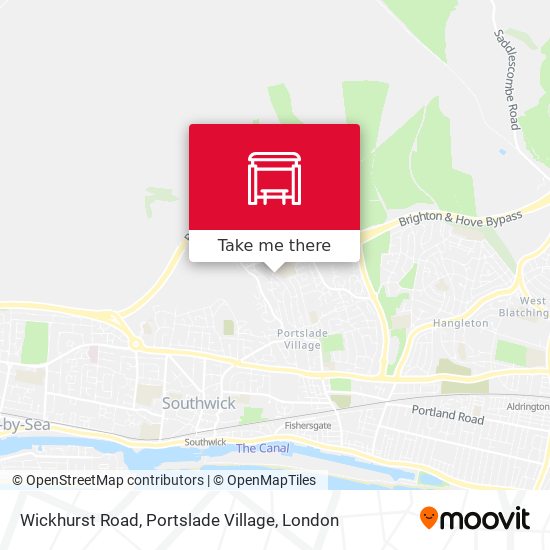 Wickhurst Road, Portslade Village map