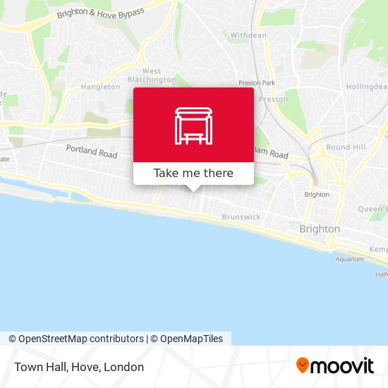 Town Hall, Hove map