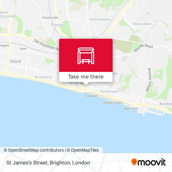 St James's Street, Brighton map