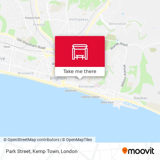 Park Street, Kemp Town map