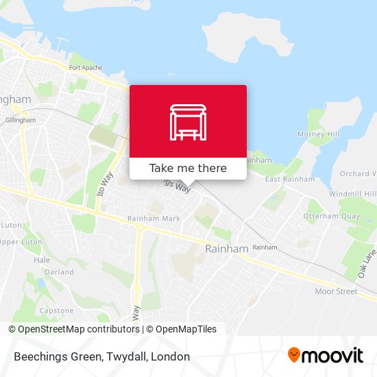 Beechings Green, Twydall map