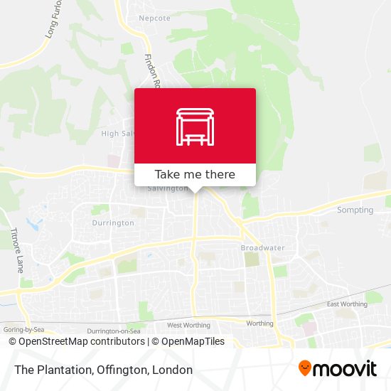 The Plantation, Offington map