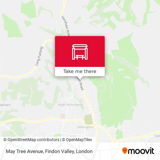May Tree Avenue, Findon Valley map