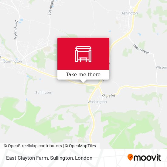 East Clayton Farm, Sullington map