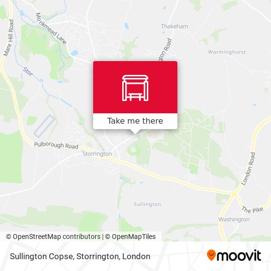 Sullington Copse, Storrington map