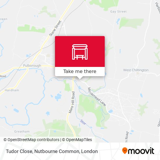 Tudor Close, Nutbourne Common map