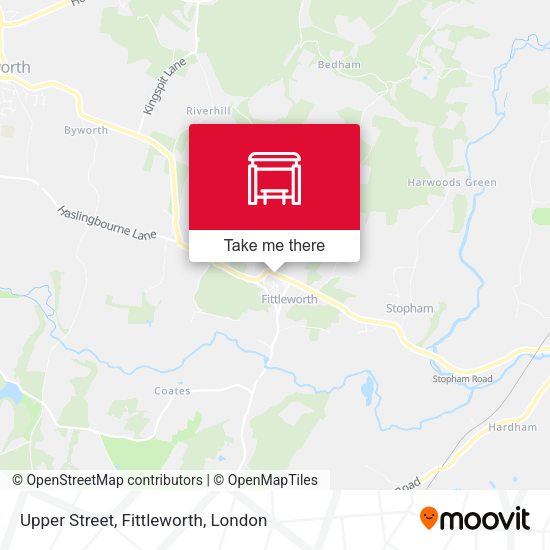 Upper Street, Fittleworth map