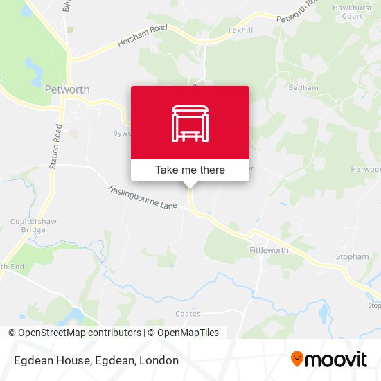 Egdean House, Egdean map