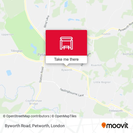 Byworth Road, Petworth map