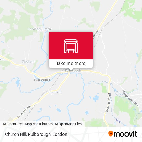 Church Hill, Pulborough map