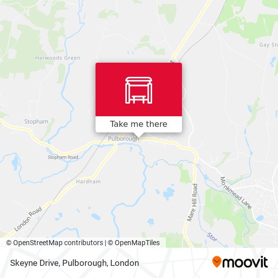 Skeyne Drive, Pulborough map