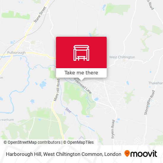 Harborough Hill, West Chiltington Common map