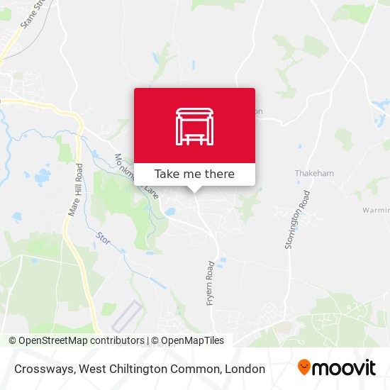 Crossways, West Chiltington Common map