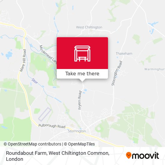 Roundabout Farm, West Chiltington Common map