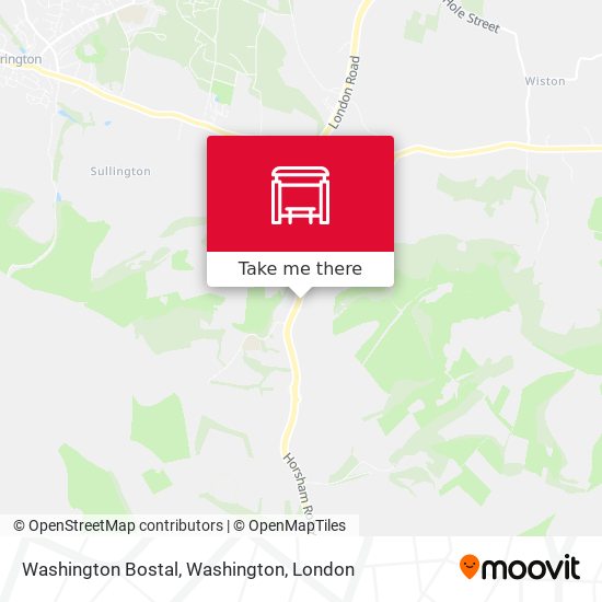 Washington Bostal, Washington map