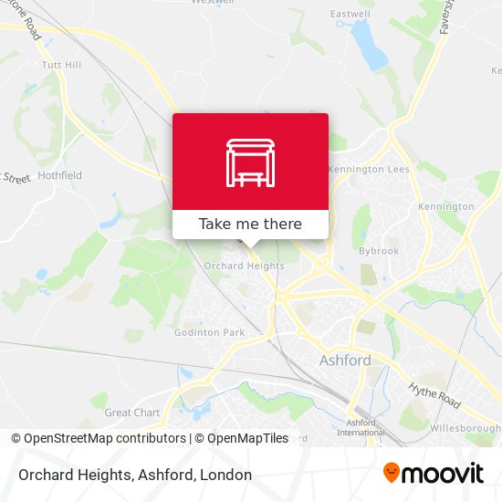 Orchard Heights, Ashford map