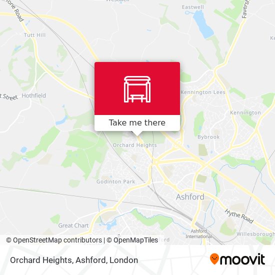 Orchard Heights, Ashford map