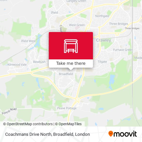 Coachmans Drive North, Broadfield map