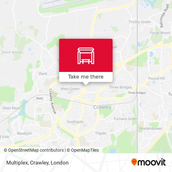 Multiplex, Crawley map