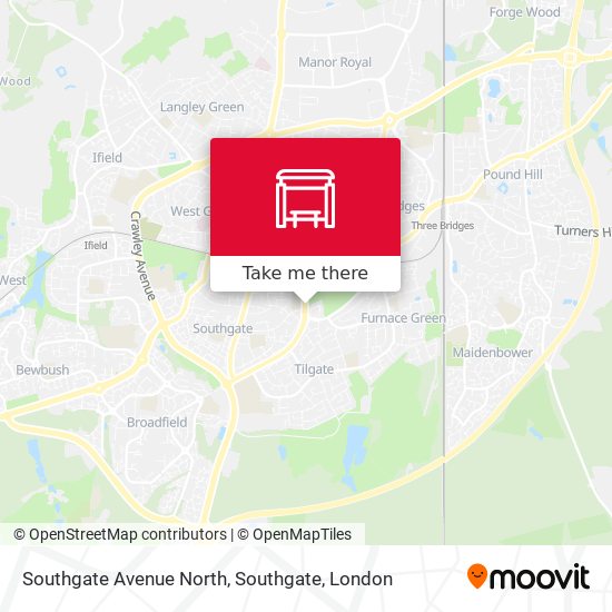 Southgate Avenue North, Southgate map