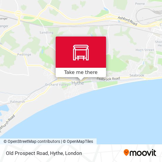 Old Prospect Road, Hythe map