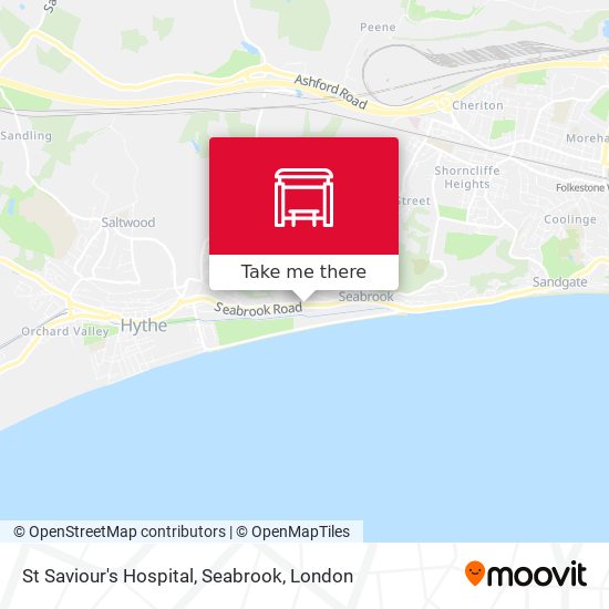 St Saviour's Hospital, Seabrook map