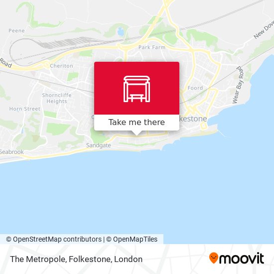 The Metropole, Folkestone map