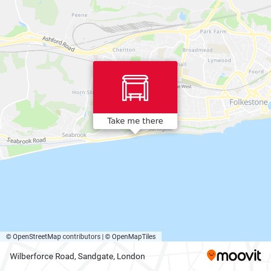 Wilberforce Road, Sandgate map