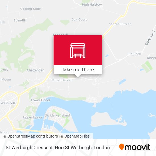 St Werburgh Crescent, Hoo St Werburgh map