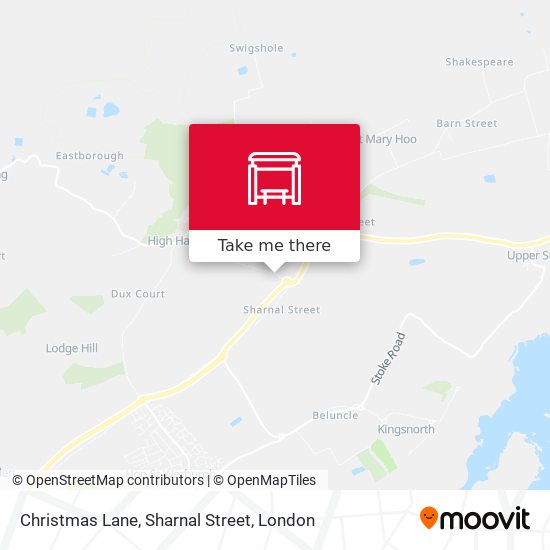 Christmas Lane, Sharnal Street map