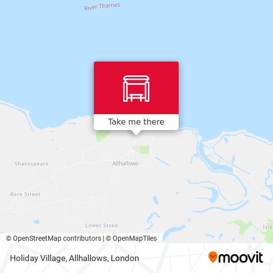 Holiday Village, Allhallows map