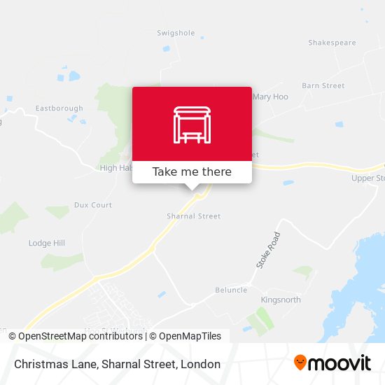 Christmas Lane, Sharnal Street map