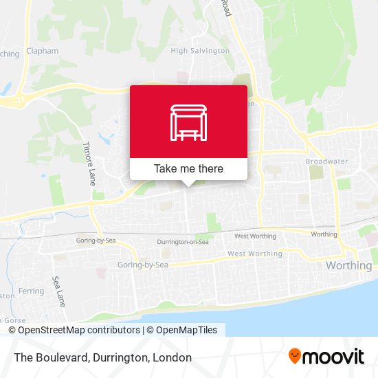 The Boulevard, Durrington map