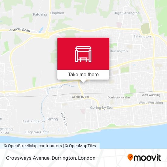 Crossways Avenue, Durrington map