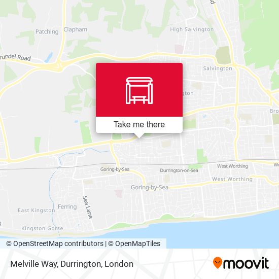 Melville Way, Durrington map