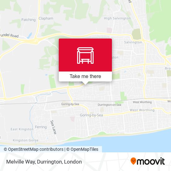 Melville Way, Durrington map