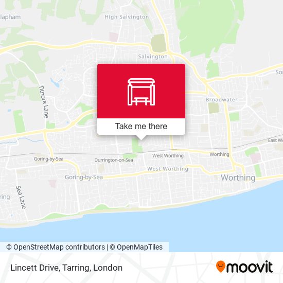 Lincett Drive, Tarring map