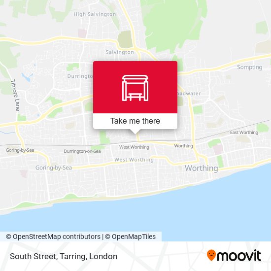 South Street, Tarring map