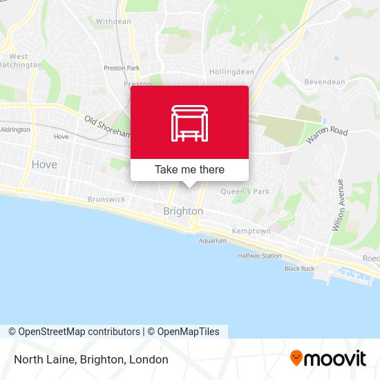 North Laine, Brighton map