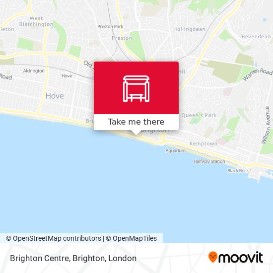 Brighton Centre, Brighton map