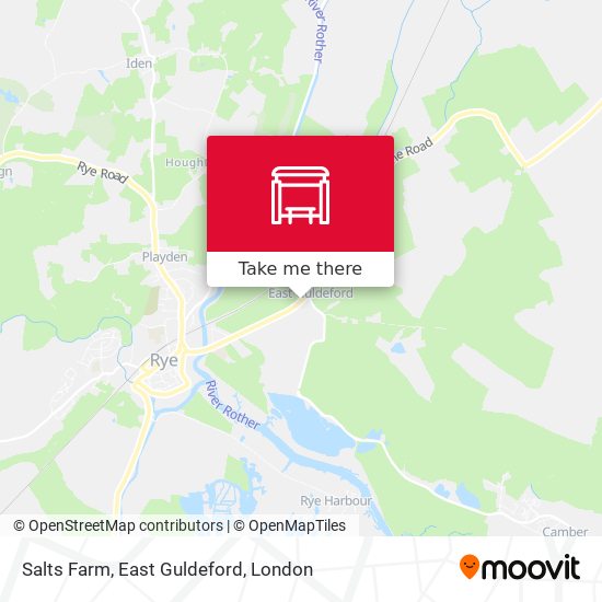 Salts Farm, East Guldeford map