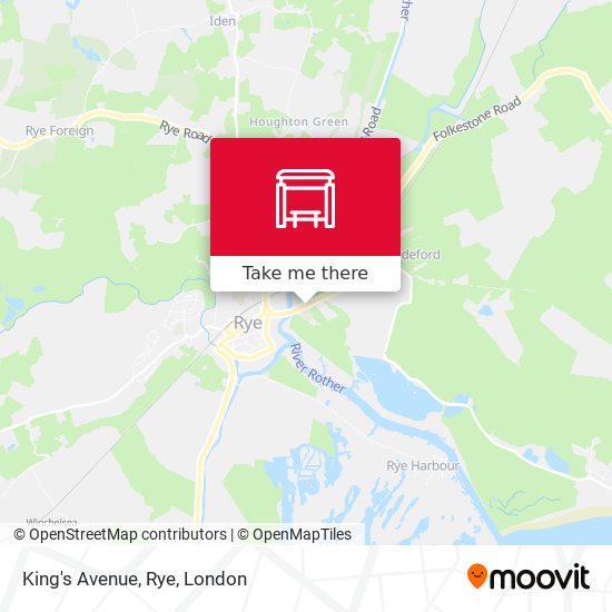 King's Avenue, Rye map