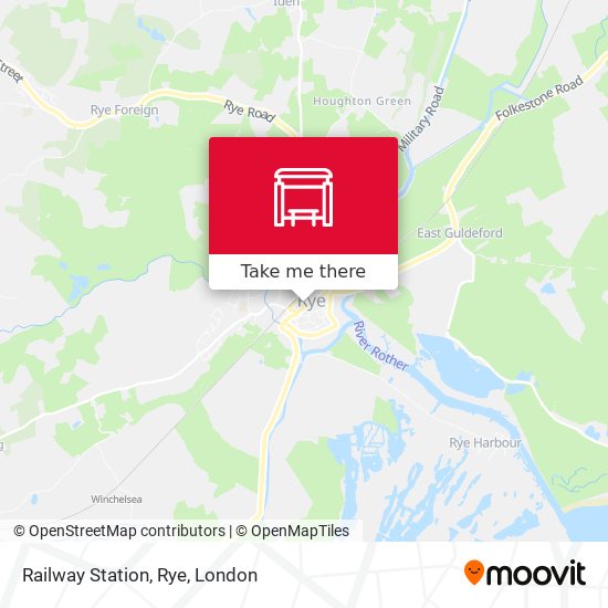 Railway Station, Rye map