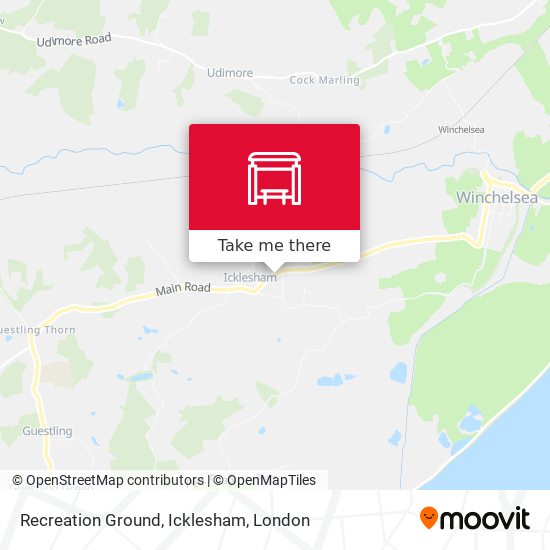 Recreation Ground, Icklesham map