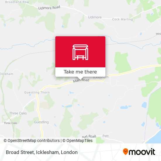 Broad Street, Icklesham map