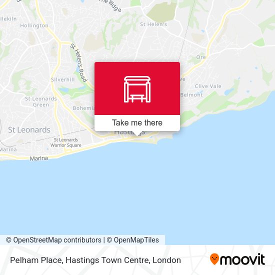Pelham Place, Hastings Town Centre map