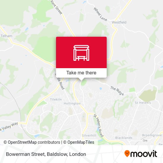 Bowerman Street, Baldslow map