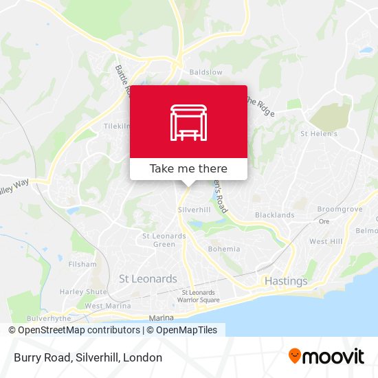 Burry Road, Silverhill map