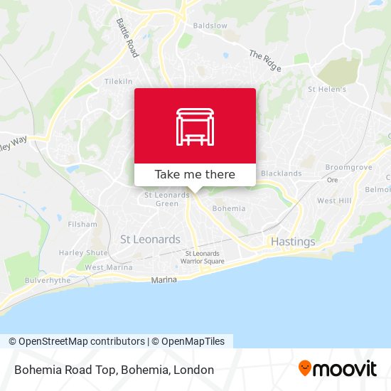 Bohemia Road Top, Bohemia map